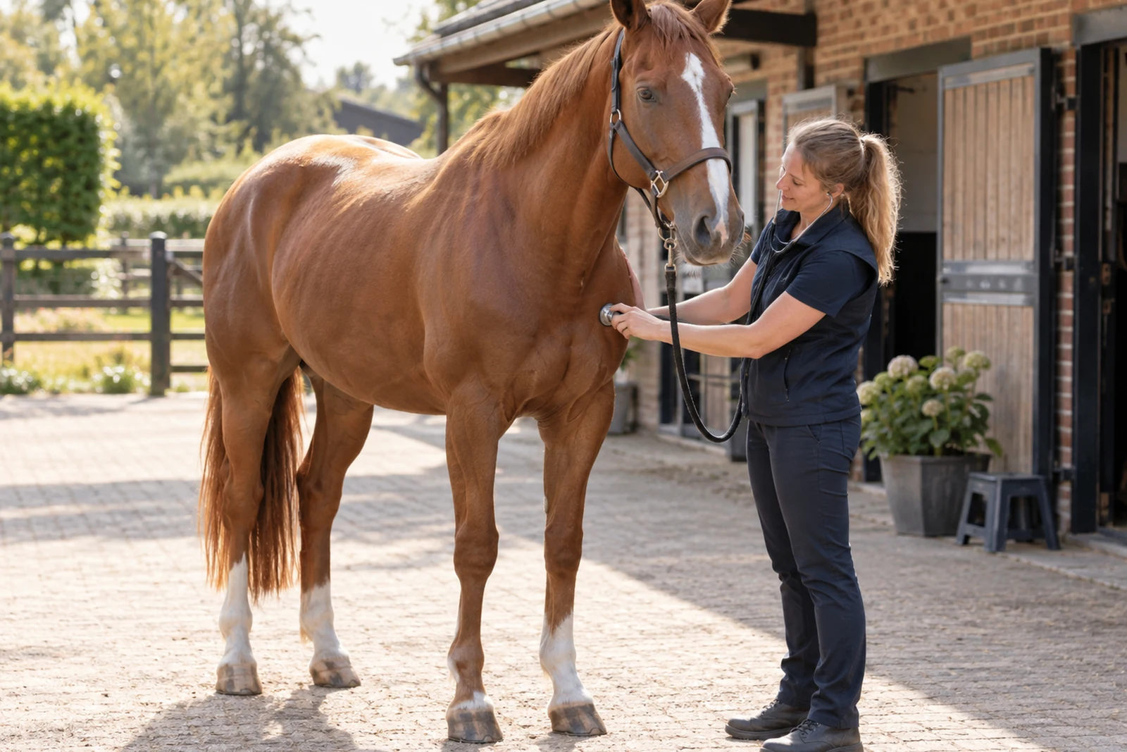 Paardendierenarts op locatie