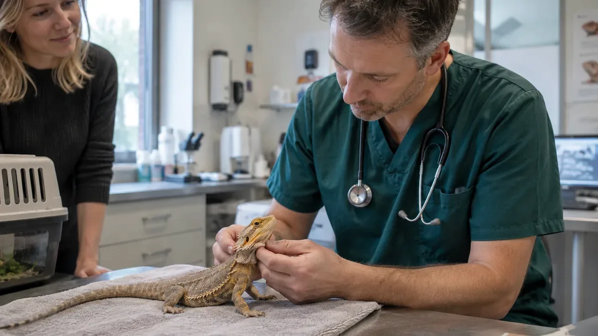 Een reptielendierenarts kiezen